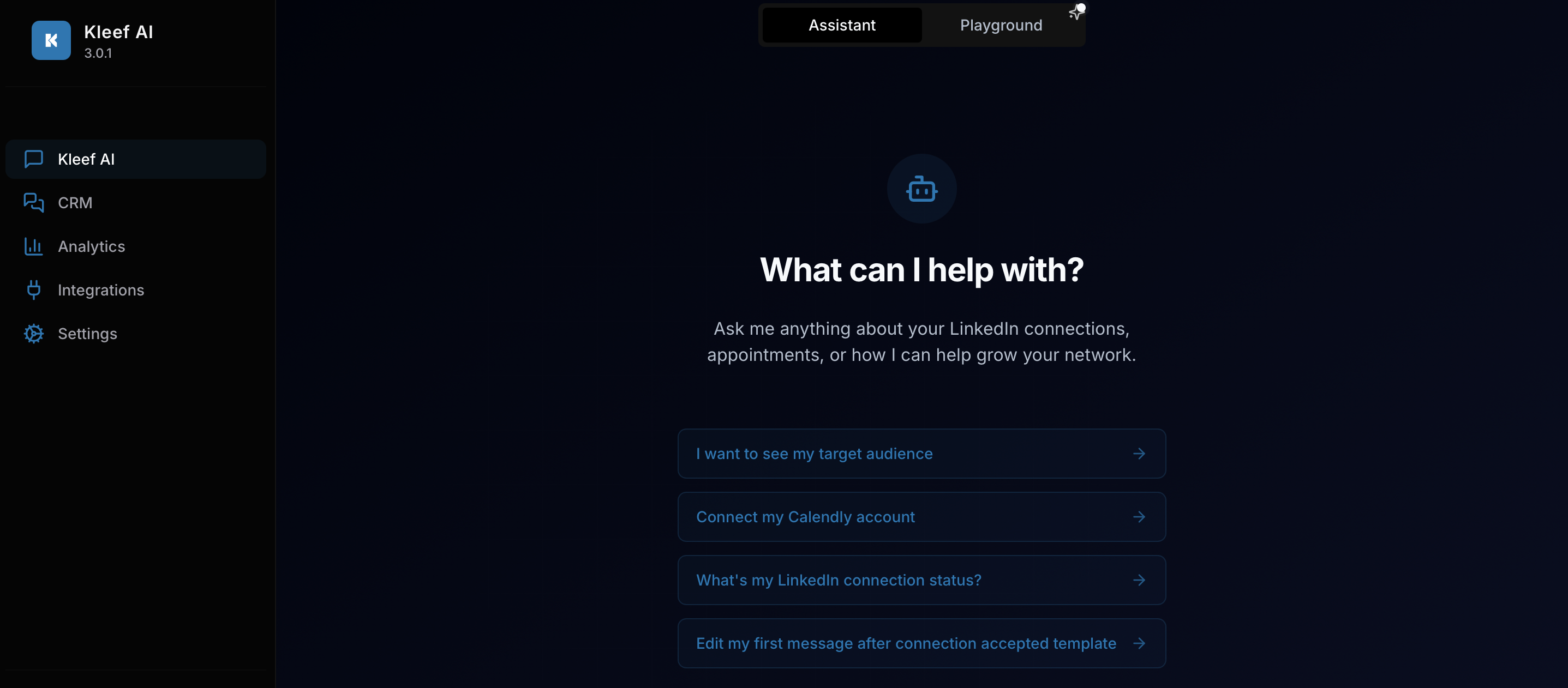 Kleef AI App Screenshot